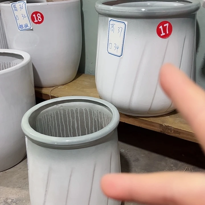 红陶陶瓷花盆默认微瑕