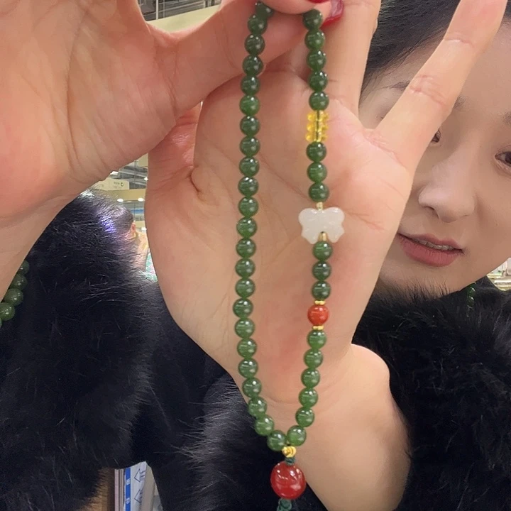 和田玉未镶嵌手链