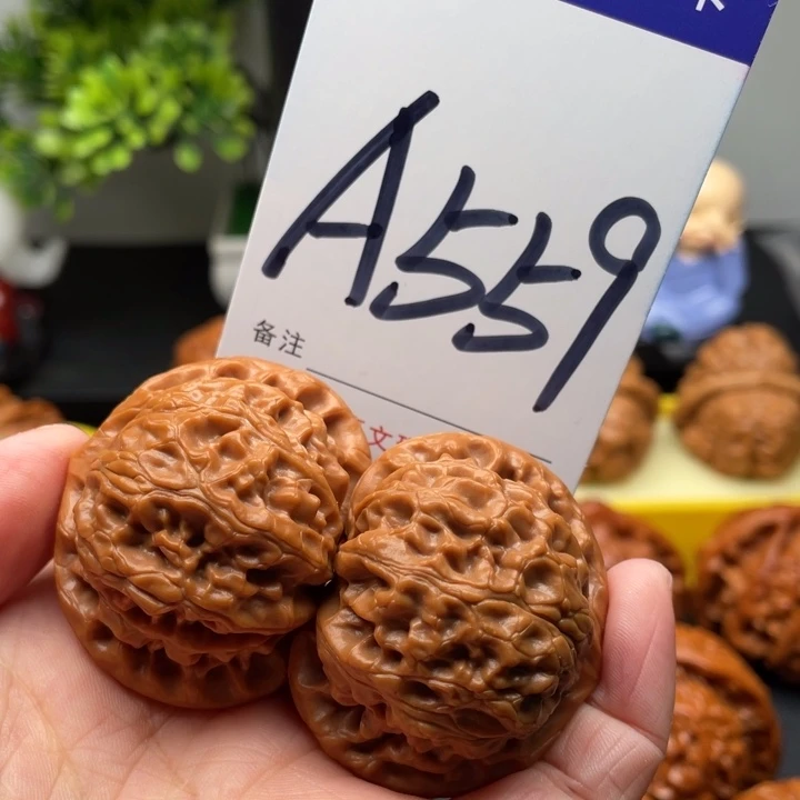 桃核把件文玩核桃宫灯42