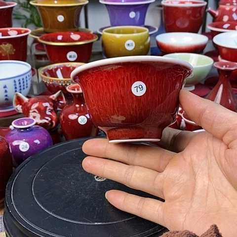 【闪购商品】景德镇名陶雅玩原矿郎红