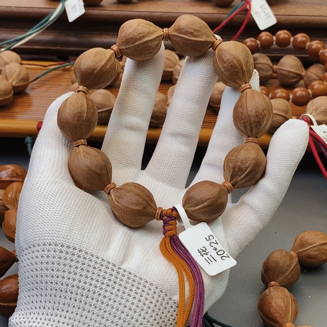 手串橄榄核月**江原生态正宗梅林铁核