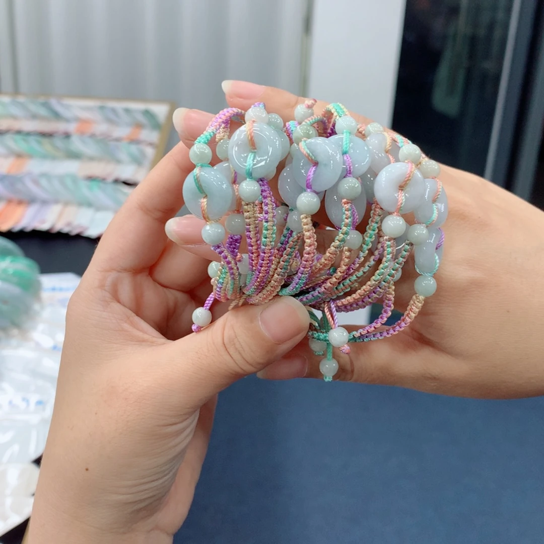 仙***@翡翠未镶嵌手链买断