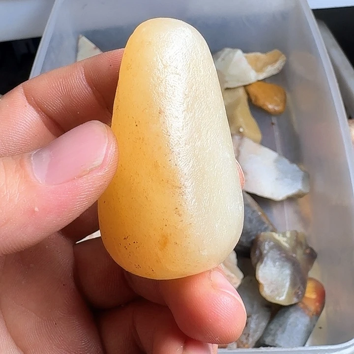 寿山石青*花外地石素质