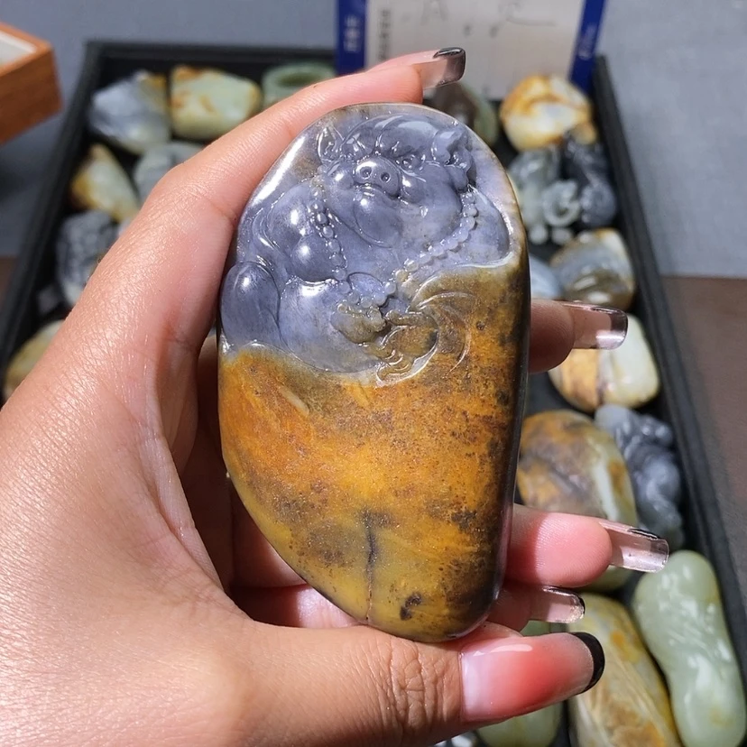 【闪购商品】和田玉未镶嵌颈饰醉****见