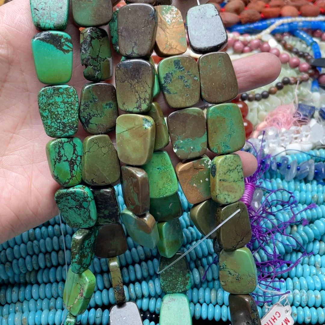 玛瑙/玉髓合金珠宝半成品一条17x22mm原矿松