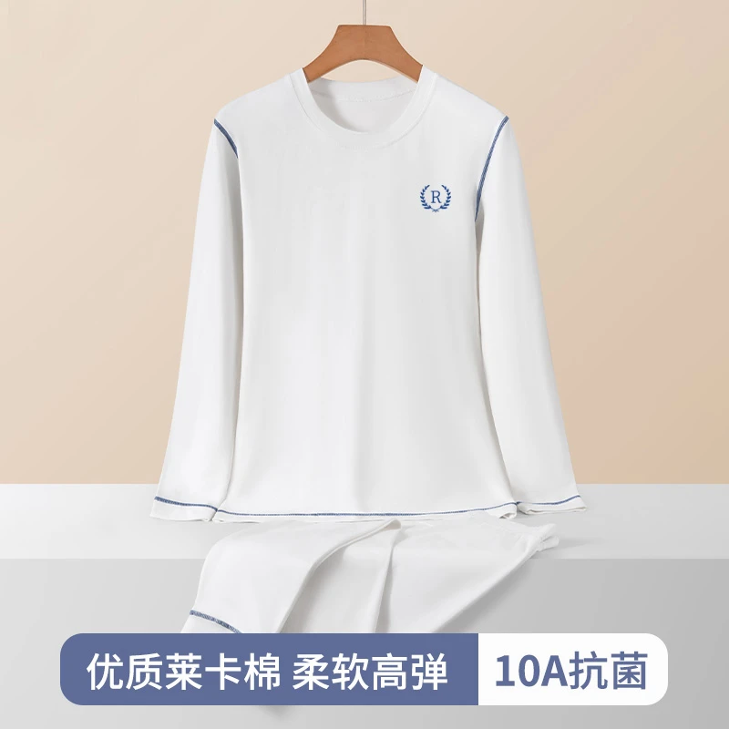 【10A抑菌】青少年秋衣秋裤套装男纯棉初高中学生中大童保暖内衣