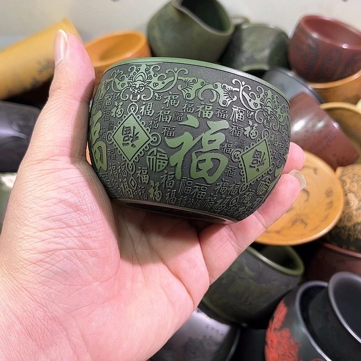 茶杯紫砂全手工紫砂主人杯