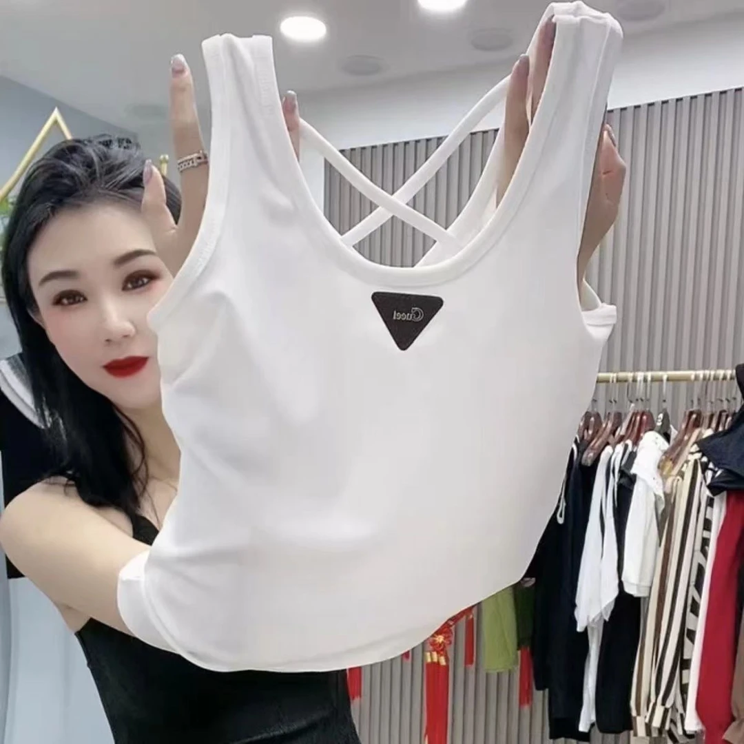 【优质棉】早春大码女士背心吊带2025新款背心内搭无袖修身上衣服