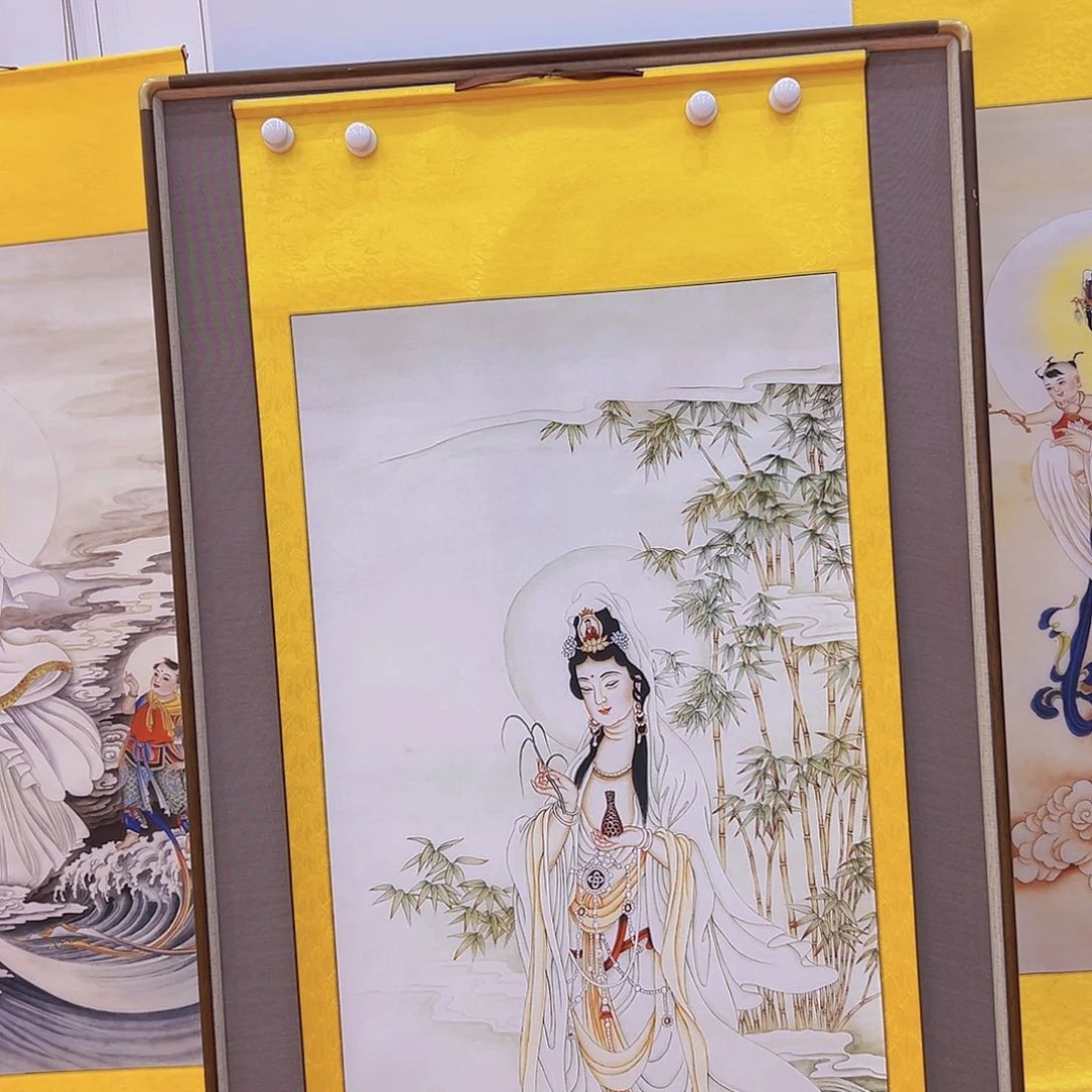 卷轴画观音尊者123