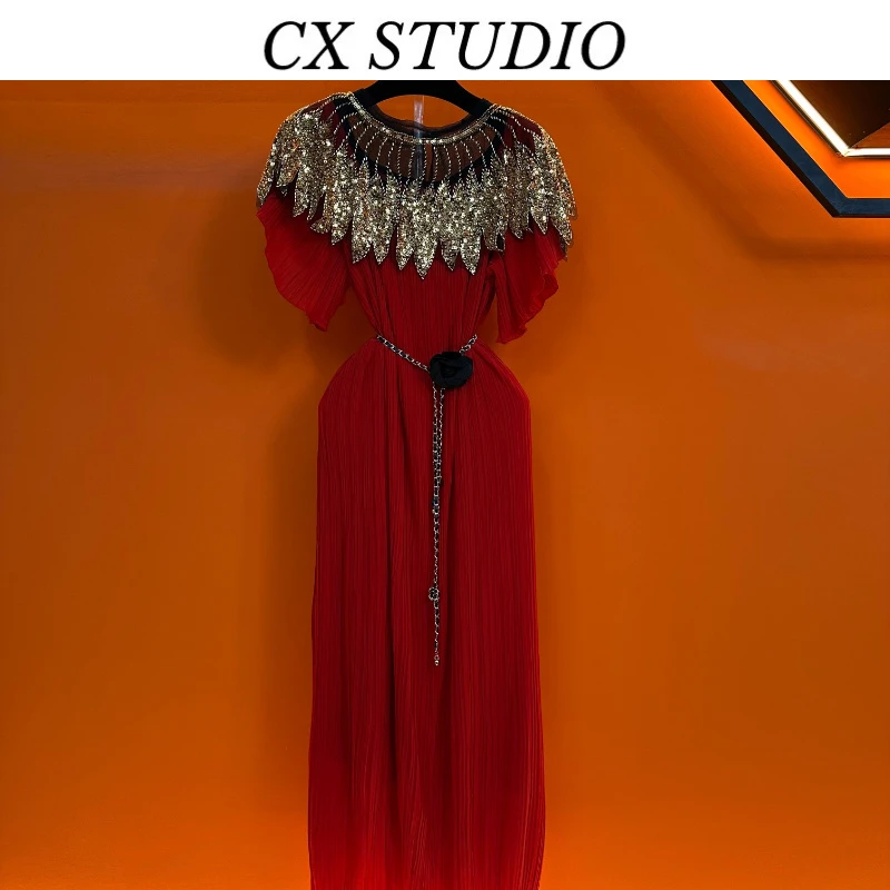 YC编码41 经典收腰轻奢时尚夏季连衣裙（定制女装）TG825