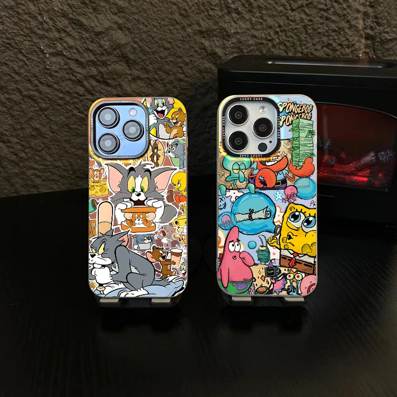 【镭射】卡通堆堆图-软包硬背炫酷手机壳适用于/vovi/oppo