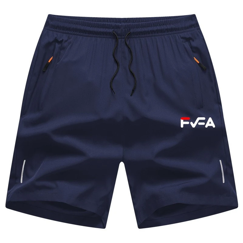 裴乐官网正品菲乐夏季男士短裤冰丝运动休闲宽松五分裤薄款速干透