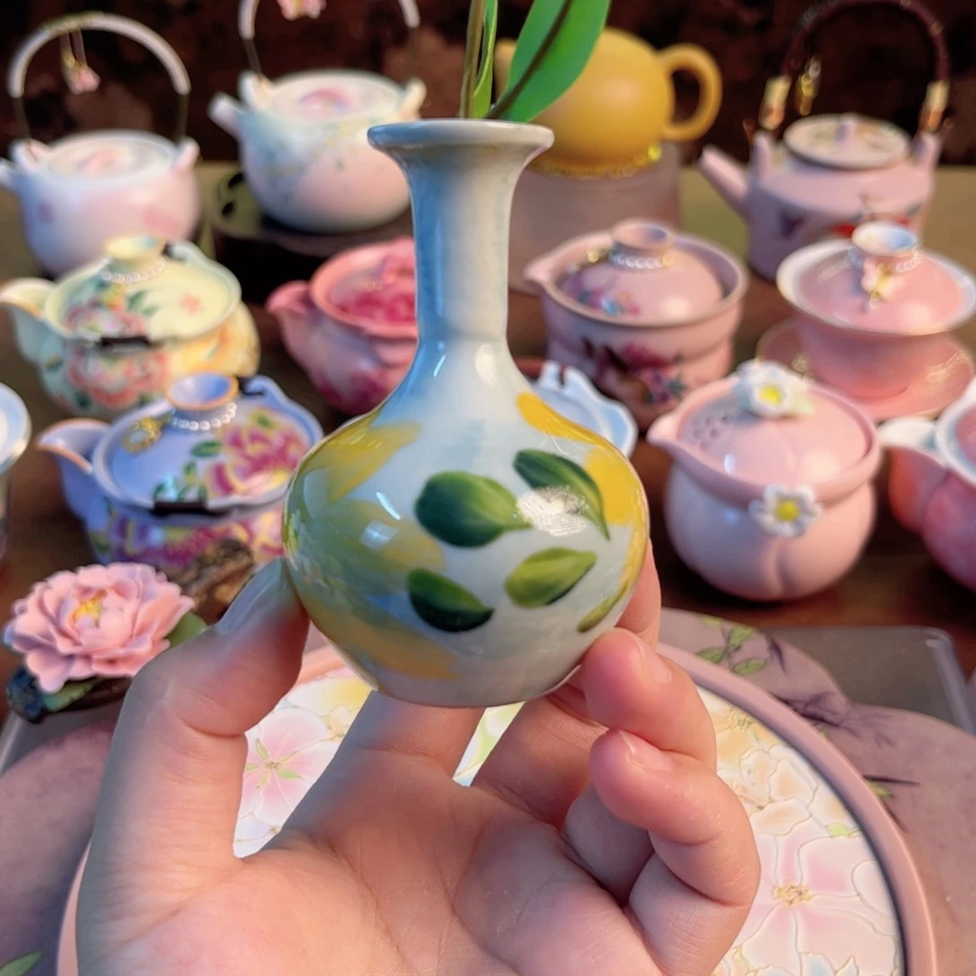 陶瓷老陶泥花瓶花瓶