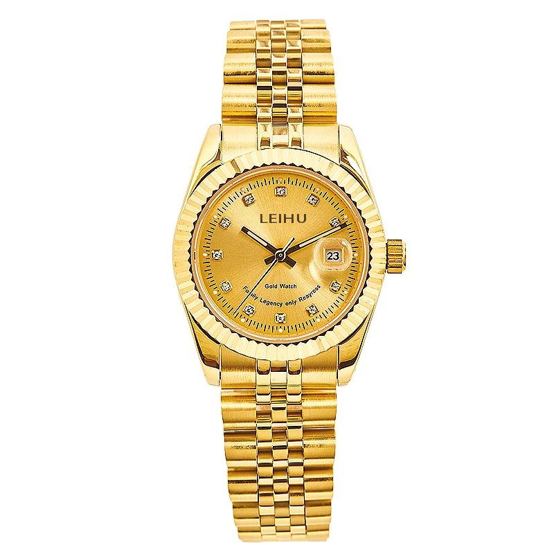 万象集团补贴【钻日志】 LEIHU足金999/全自动机械手表奢华男女对表