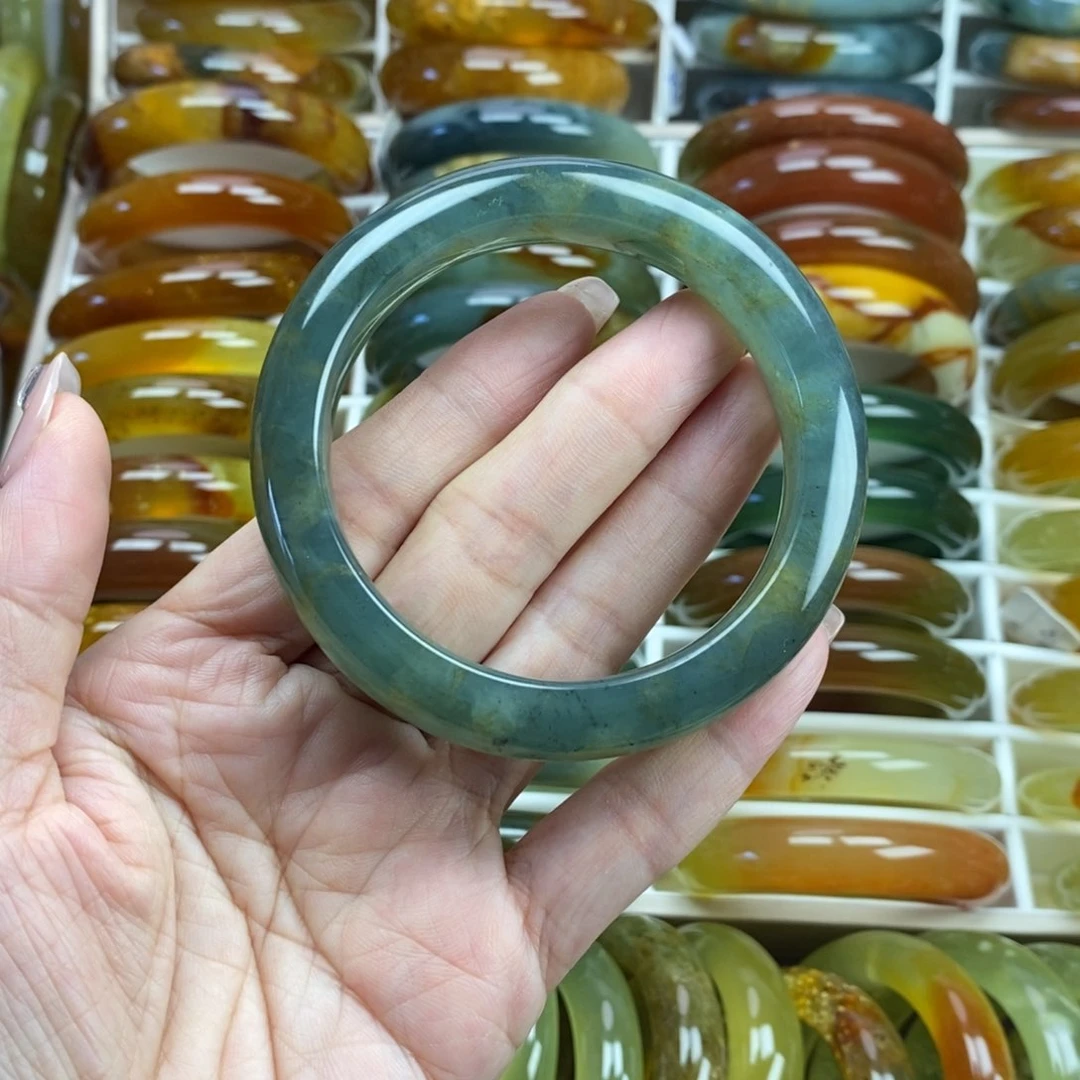 未镶嵌蛇纹石玉手镯59