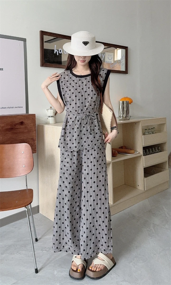 JYP-[千锦花时裳]25夏季新款多样休闲修身时尚套装GL-FC6247