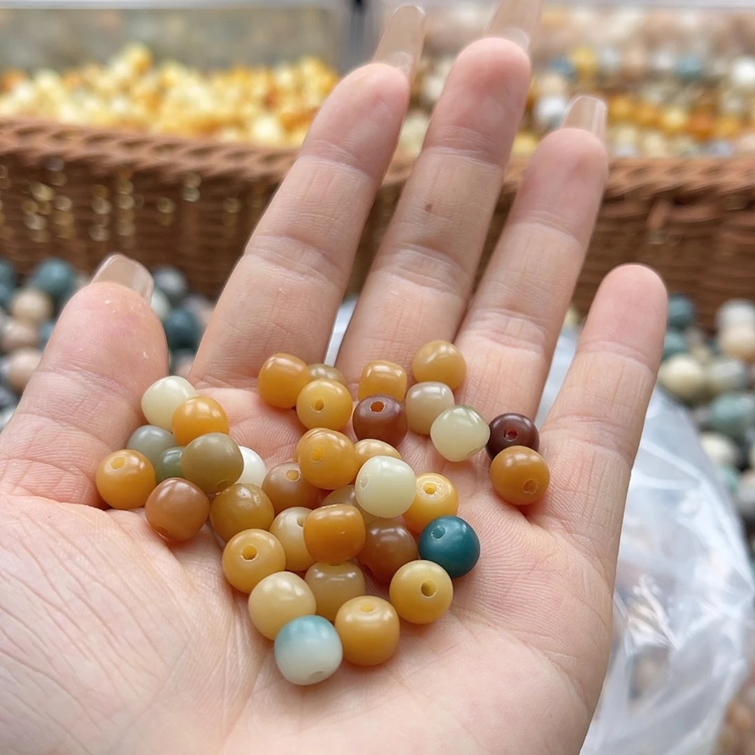 白玉菩提吊坠q q q7mm/100+20颗