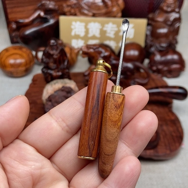 花梨木类端景台缅甸花梨挖耳勺