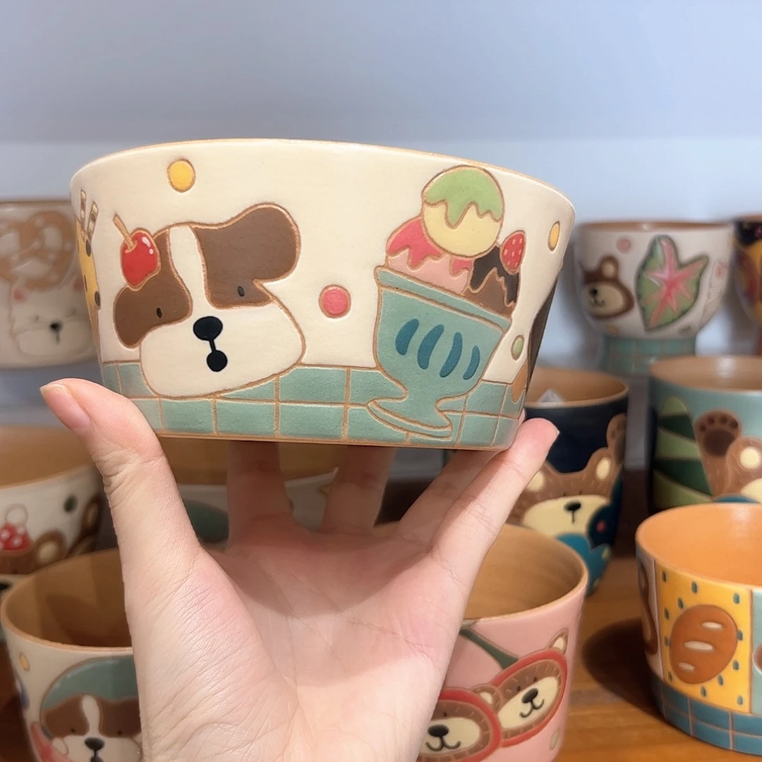 宋***a陶瓷艺术碗入荷手作