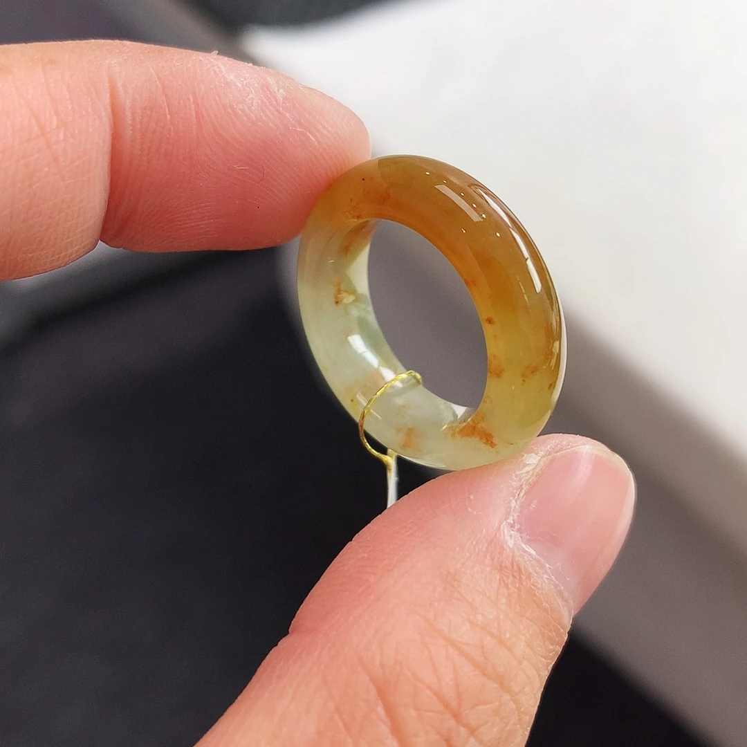 翡翠未镶嵌戒指11号