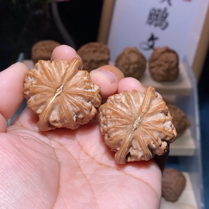 吊坠文玩核桃全品白狮子