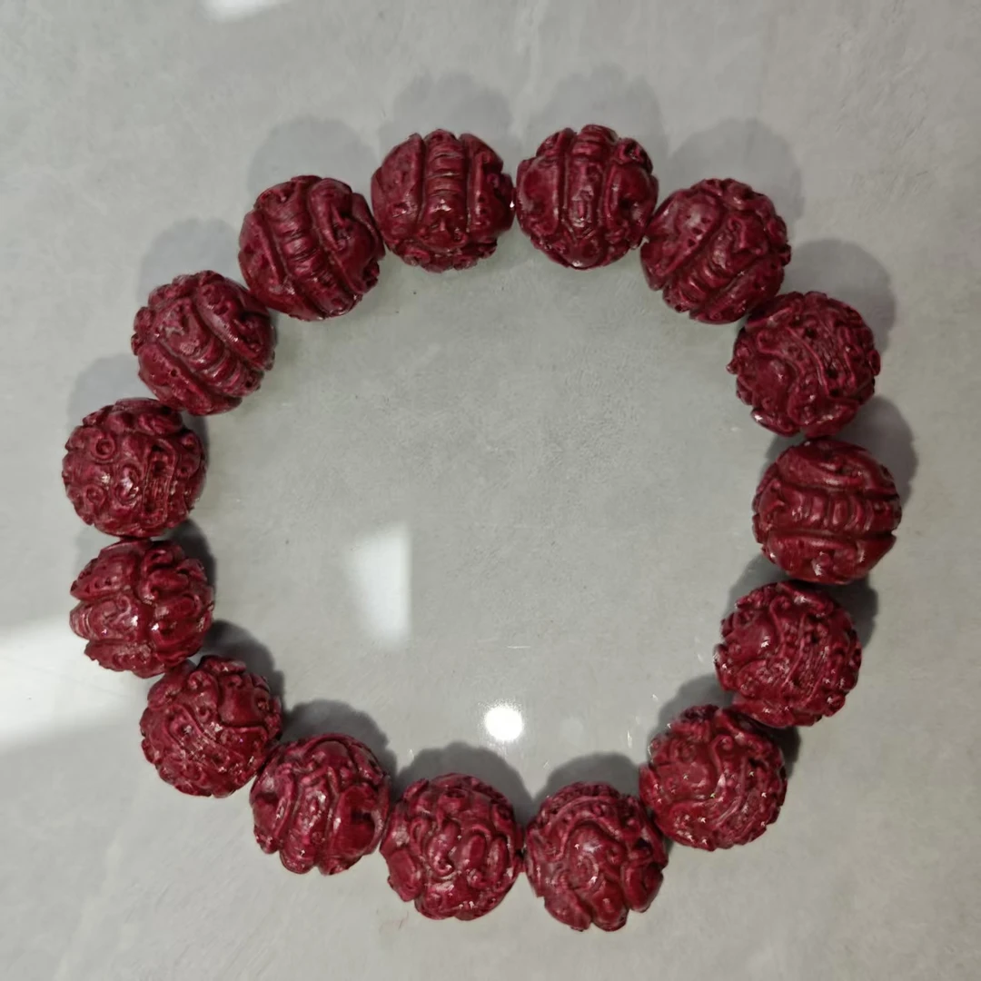 含辰砂工艺品NX612紫金砂貔貅雕刻件手链