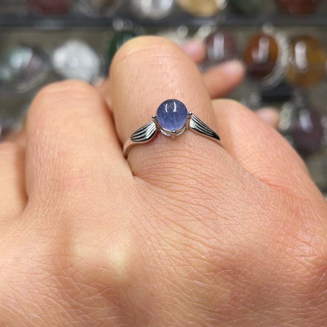 【闪购商品】水晶珠宝半成品银S925镶嵌戒指