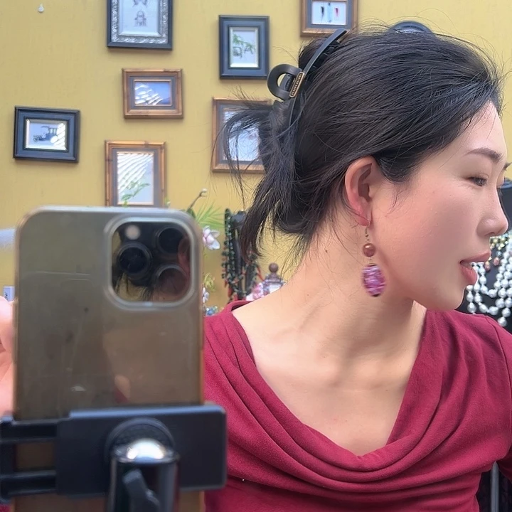 琉璃颈饰乖****宝编号217 耳钩