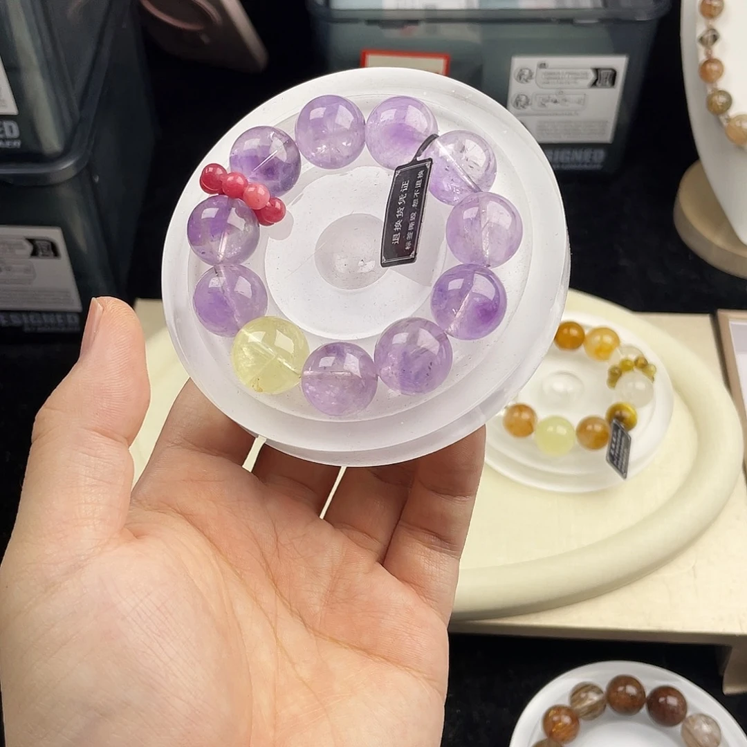 银S925镶嵌手链水晶