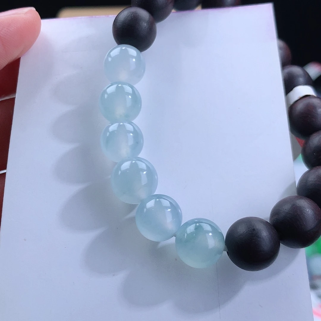 翡翠手链未镶嵌卡10mm