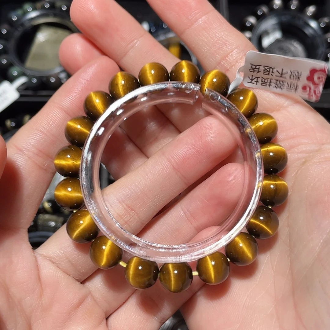 天***涯木变石（虎睛石）未镶嵌手链