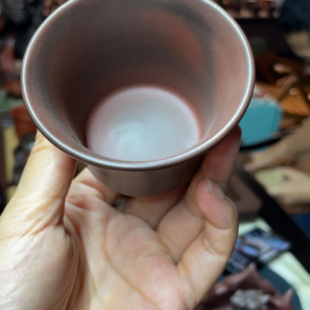 紫砂茶宠紫砂柴烧主人杯