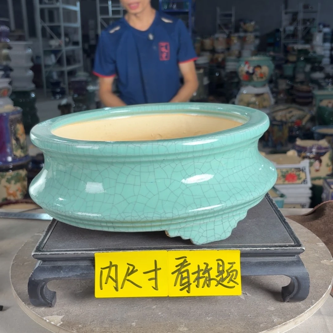 一风堂石湾花盆 内26*9