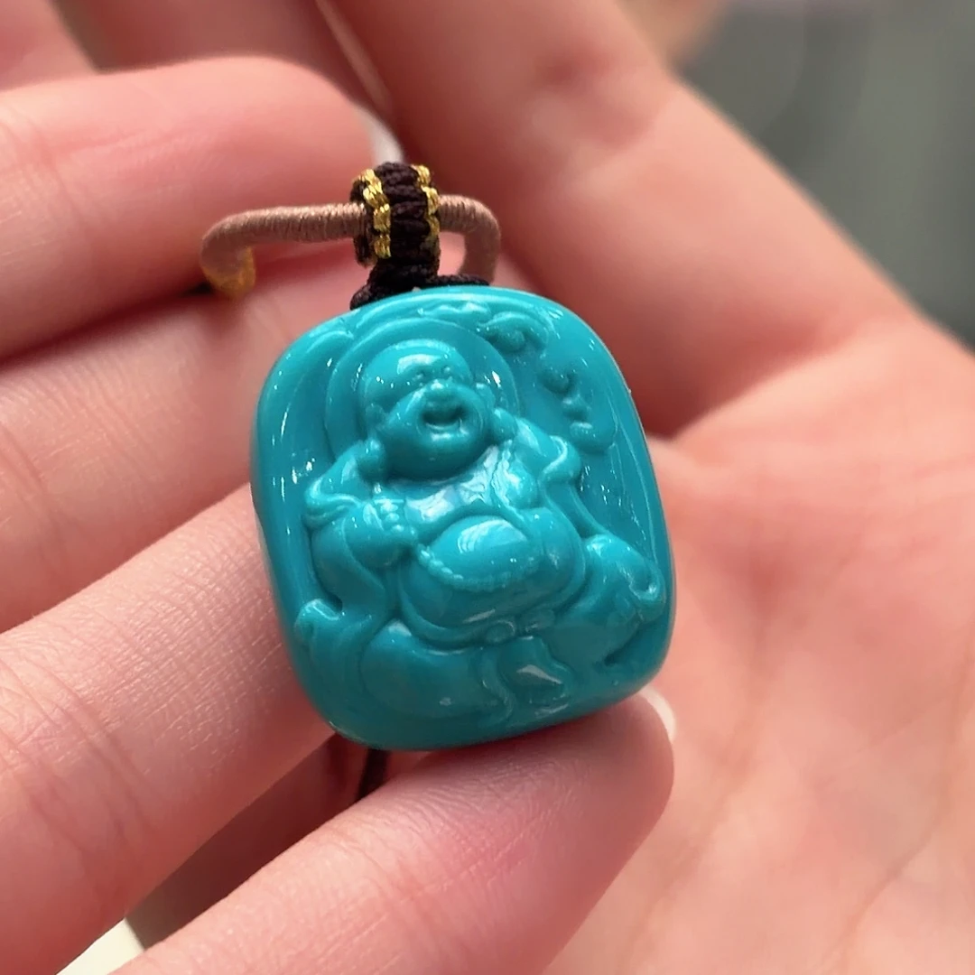 绿松石未镶嵌颈饰