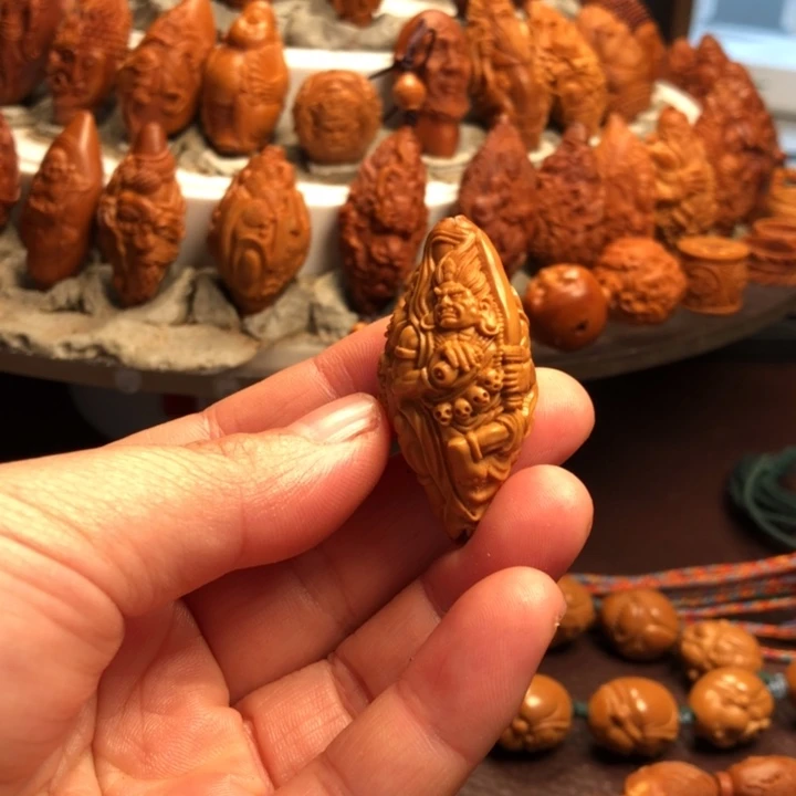 太***天橄榄核吊坠橄榄核雕刻的单子