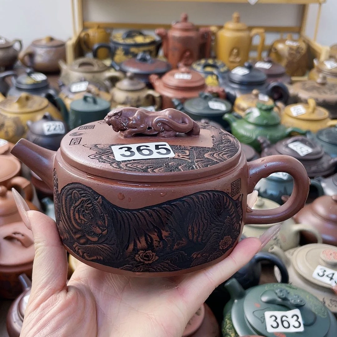 茶壶紫砂西***楼紫砂微瑕