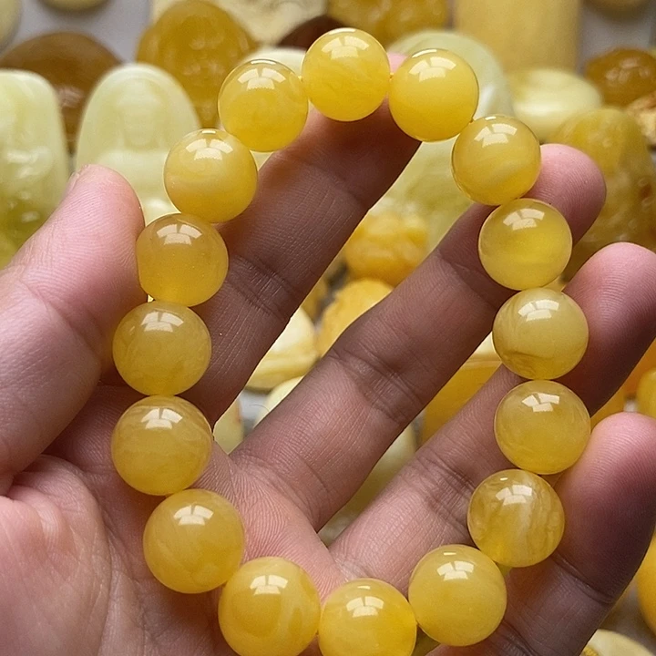 琥珀颈饰未镶嵌琥珀蜜蜡吊坠