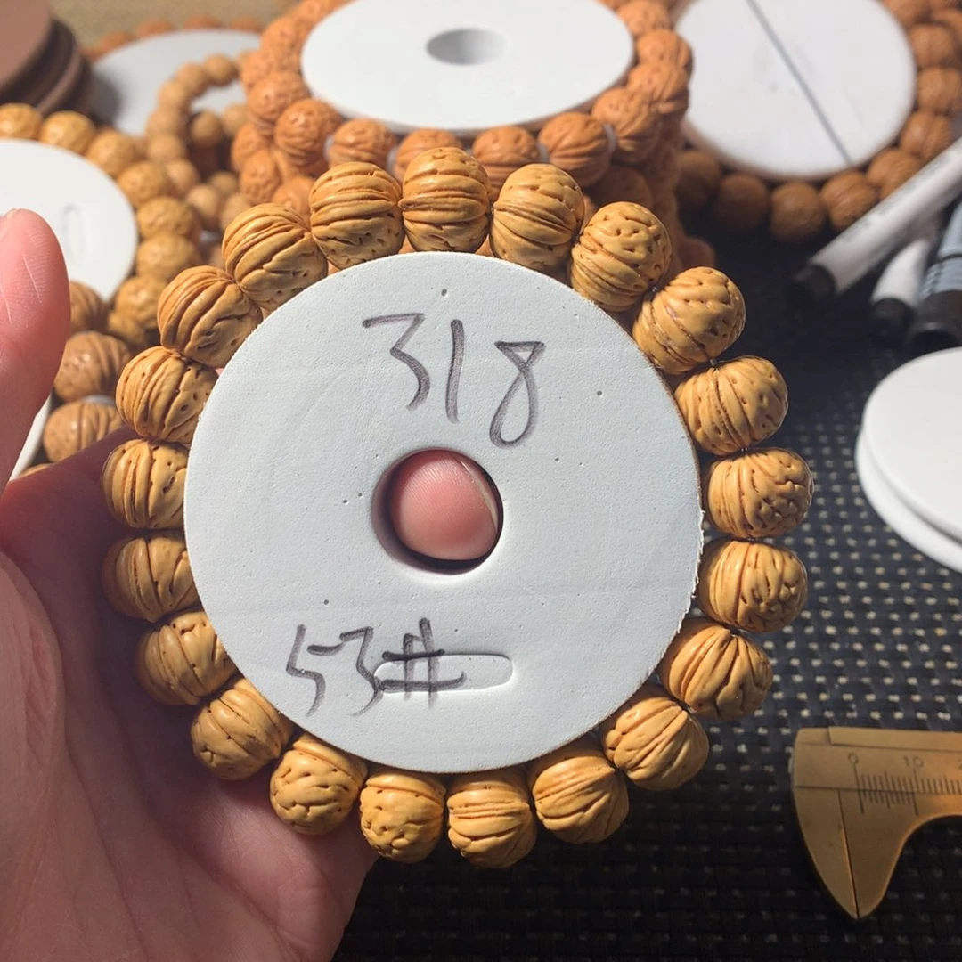 涅***生桃核手串53号链接，