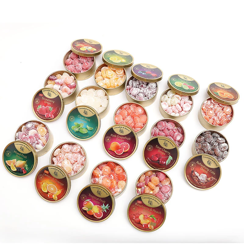 嘉云糖水果糖怀旧女生喜糖婚庆年货零食罐装礼物200g