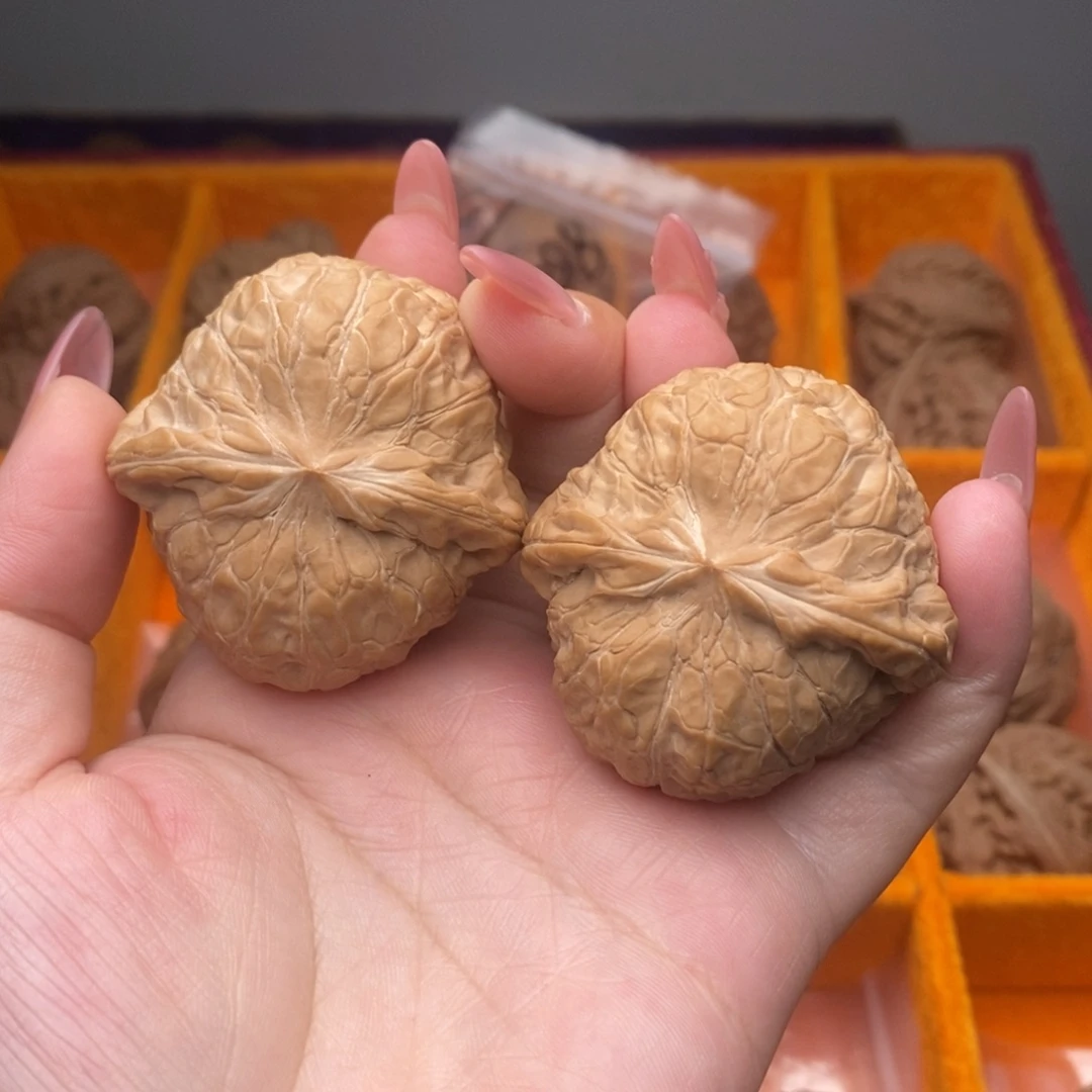 如***至把件文玩核桃46南瓜墩