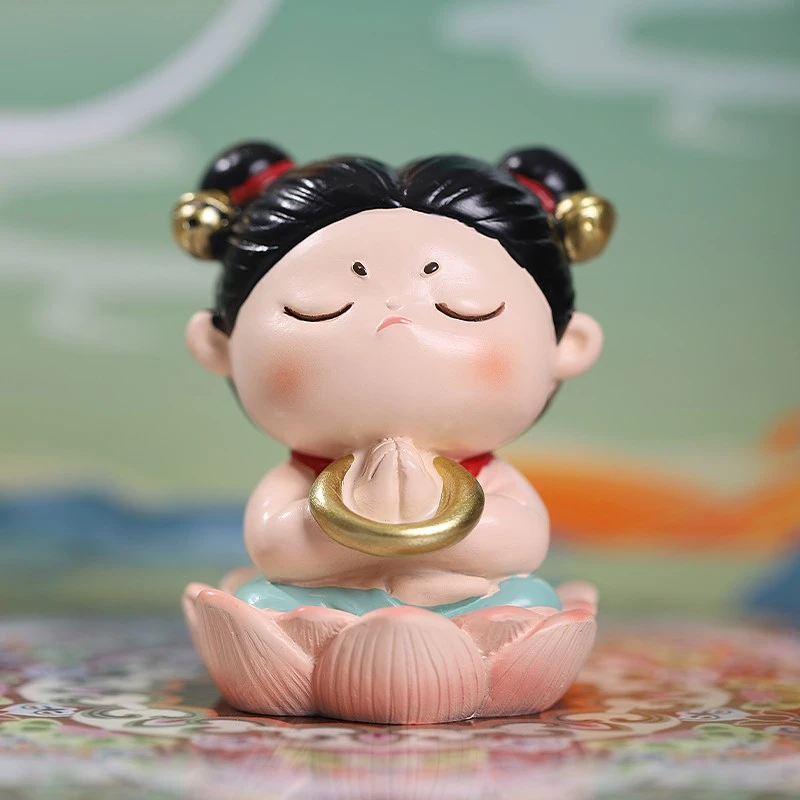 丸子头哪吒2周边手办玩偶哪咤摆件系列魔童闹海敖丙礼物电影盲盒