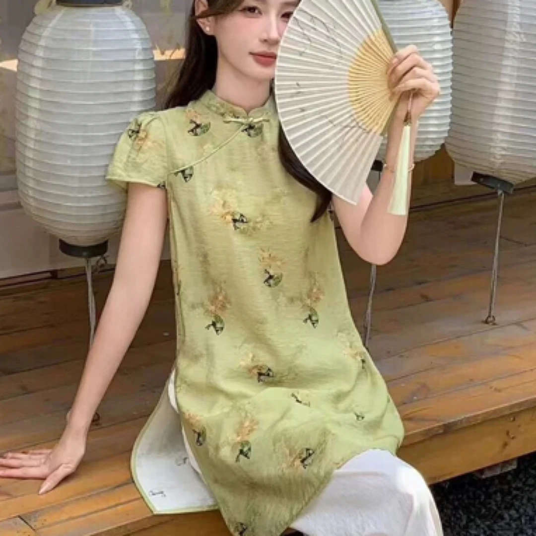 2025年夏季新款改良旗袍上衣