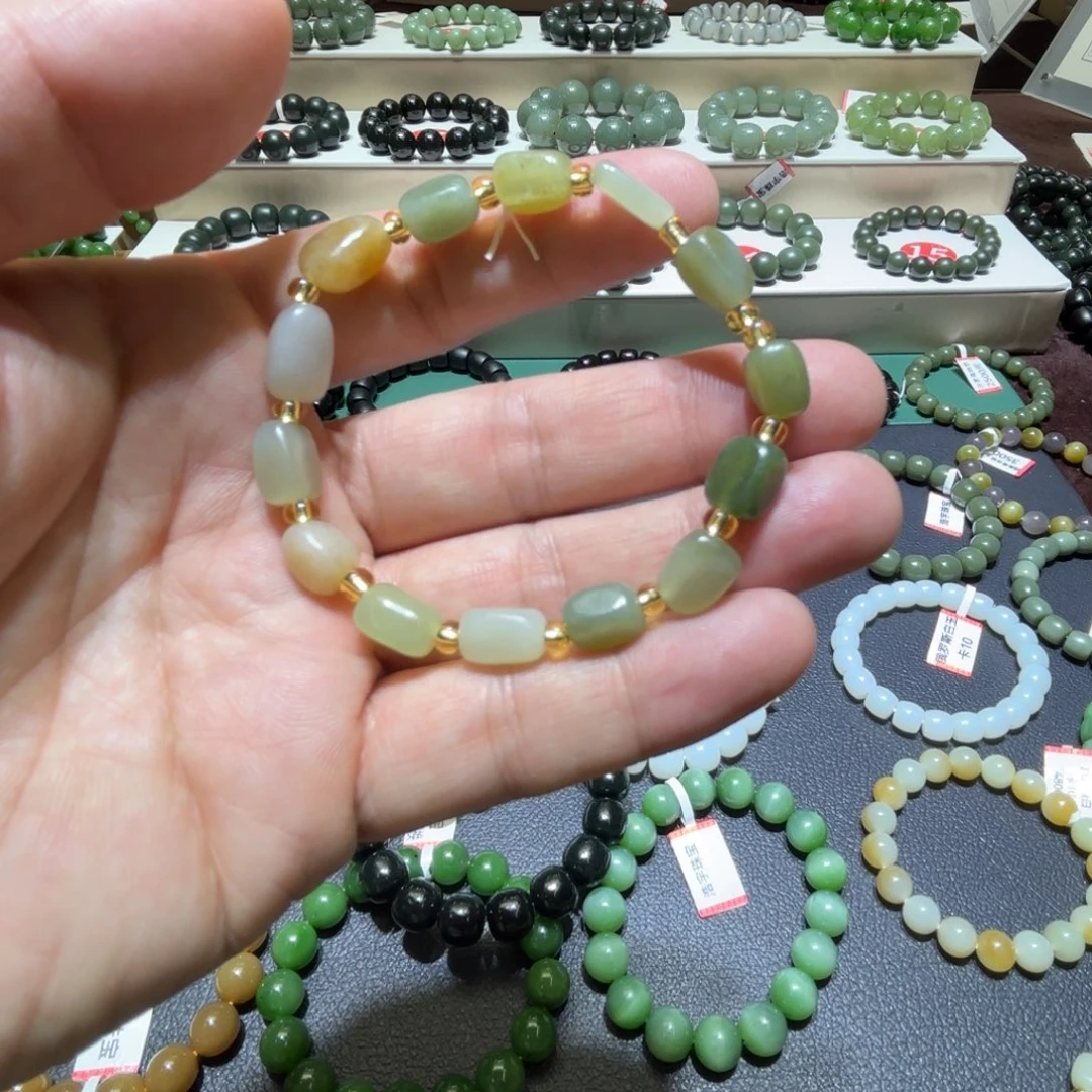 和田玉手链未镶嵌