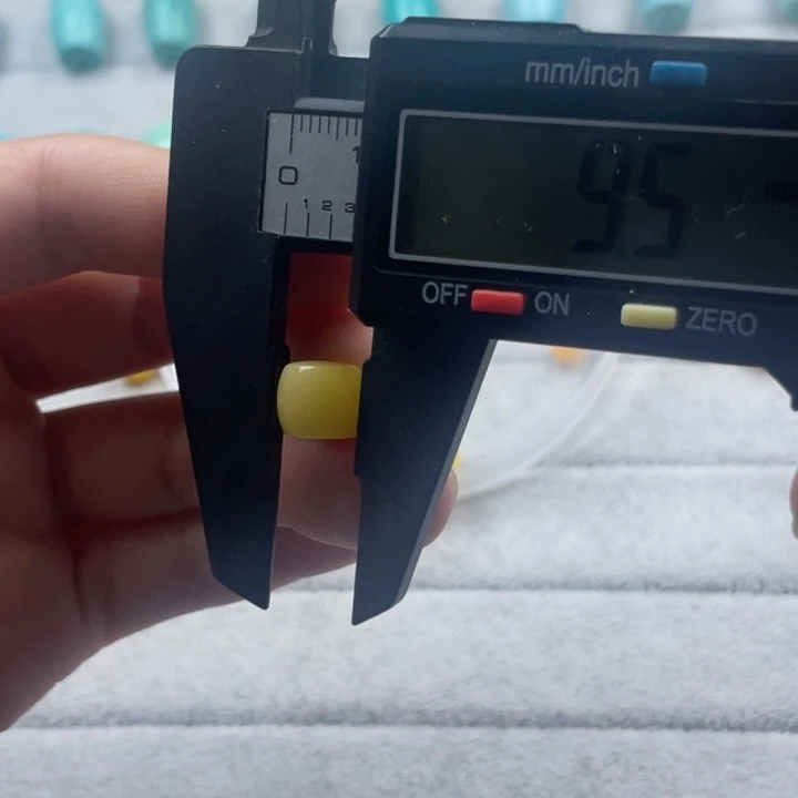 蜜蜡裸石未镶嵌天然蜜蜡老型9*8mm单颗直切款微瑕