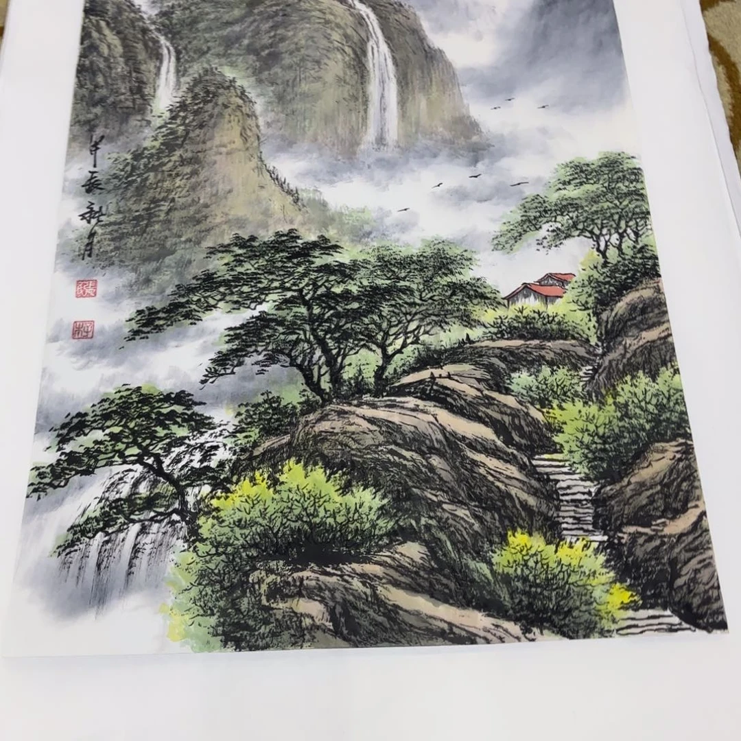 冰***如国画张文四尺三尺童