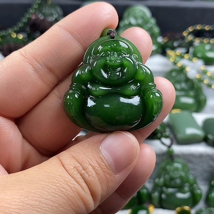 和田玉（碧玉）未镶嵌颈饰35