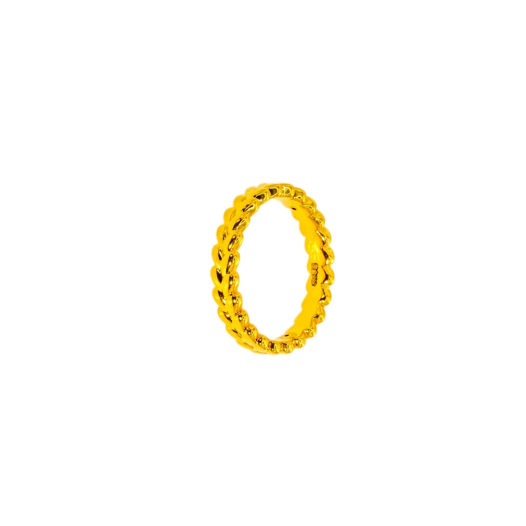 【福源】足金999麦穗戒指 13号圈口（约1.2g）K