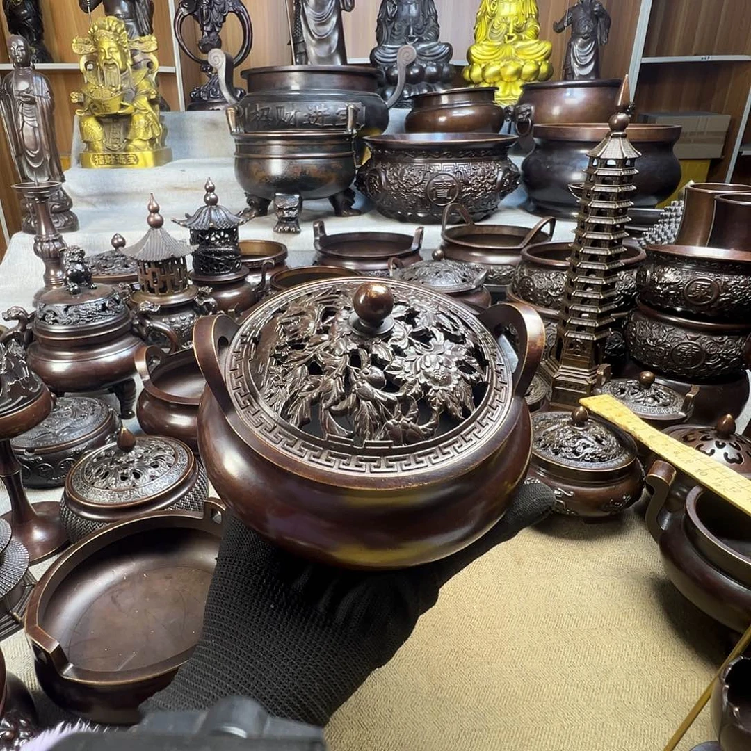 薰香炉铜香炉铜工艺品