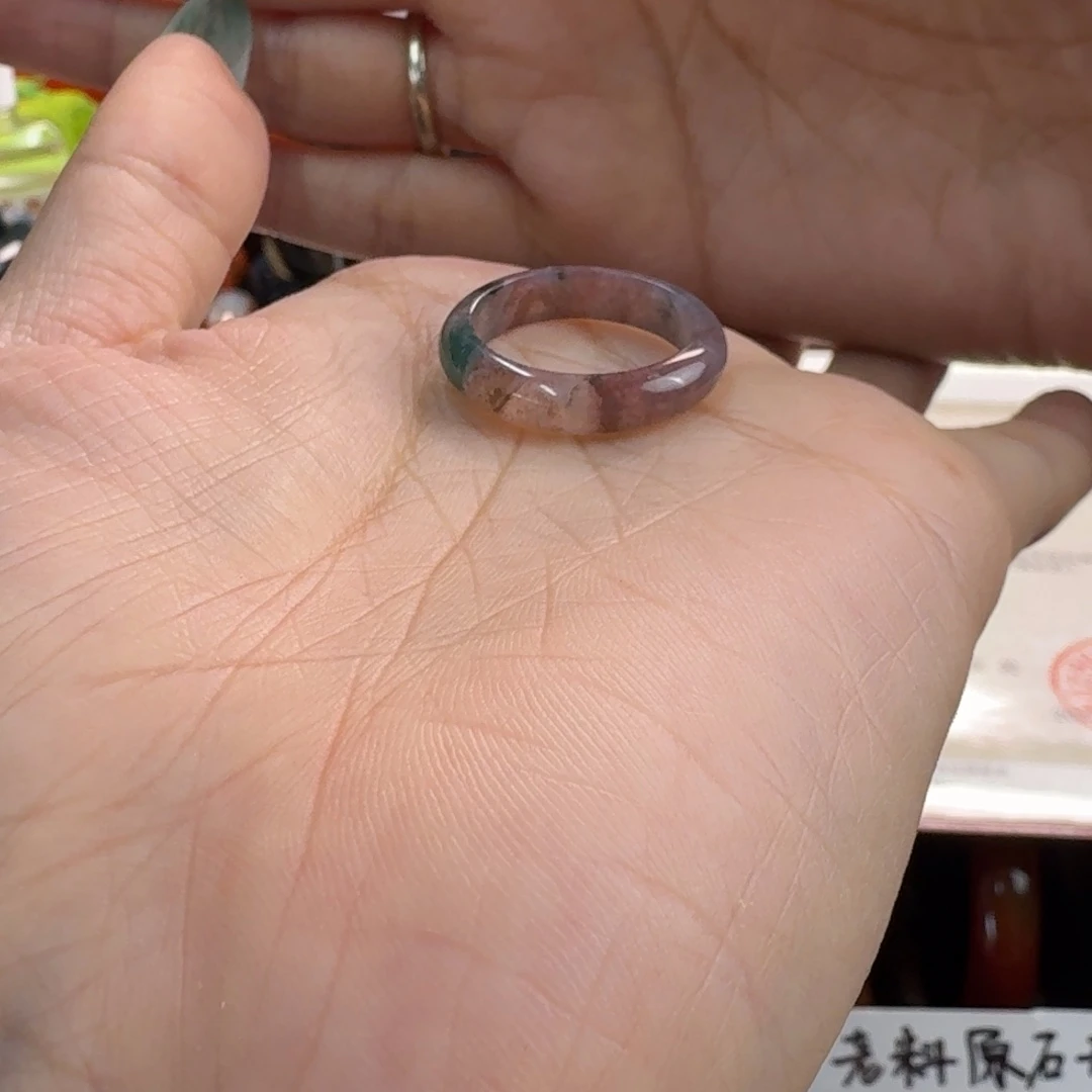 玛瑙/玉髓未镶嵌戒指特价不退不换