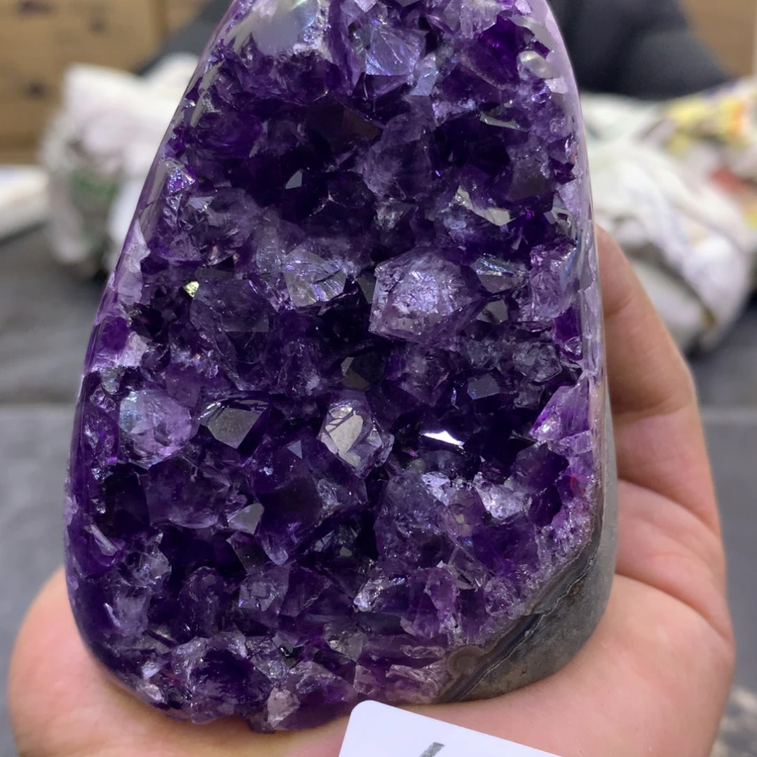 水晶摆件未镶嵌紫晶63